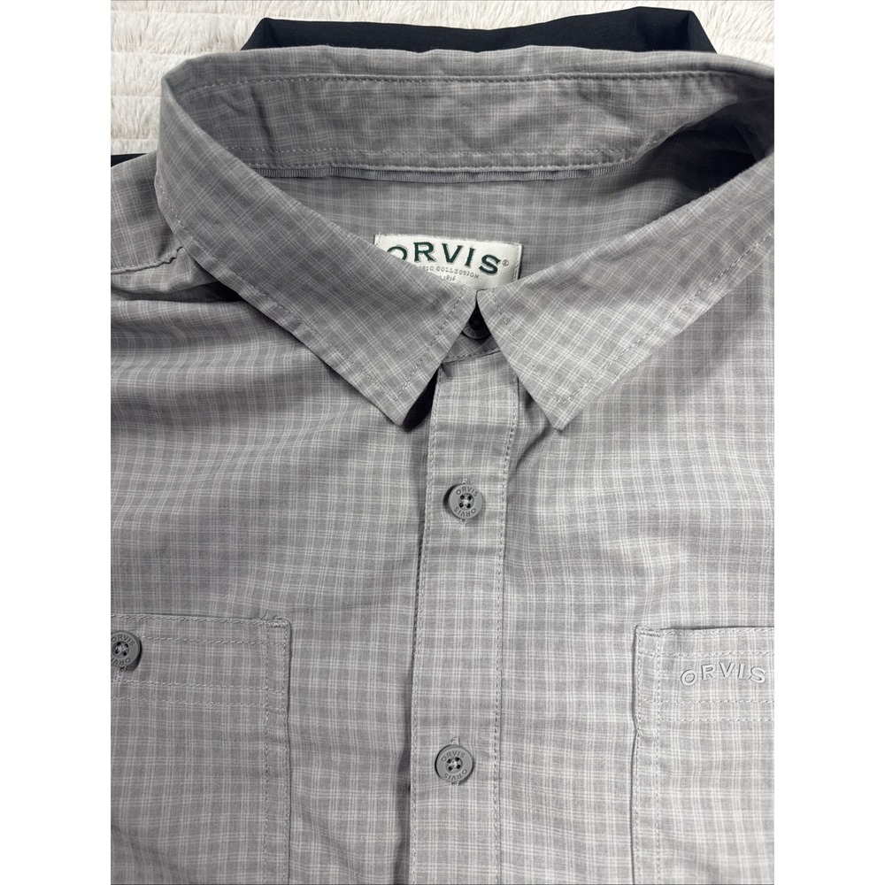 Orvis Men 2XL Lot Of 4 Short Sleeve Button Up Outdoor Camp Fishing Hike Classic - Picture 13 of 16